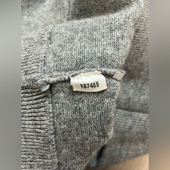 Ann Taylor Grey Wide Boat Neck Knit Sweater - Picture 7 of 7